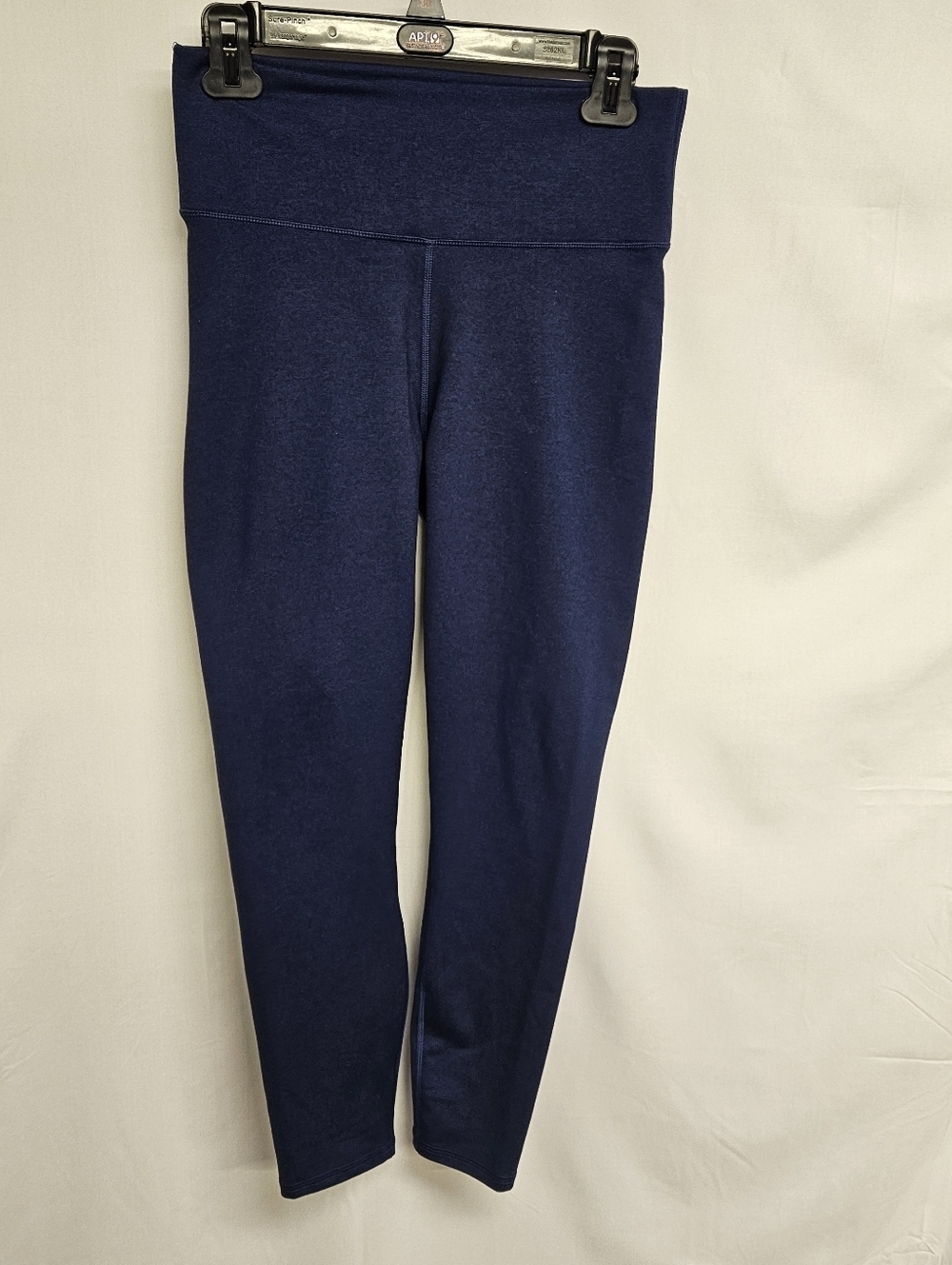 Fabletics Oasis PureLuxe High-Waisted 7/8 Navy Blue Leggings Women's Size M